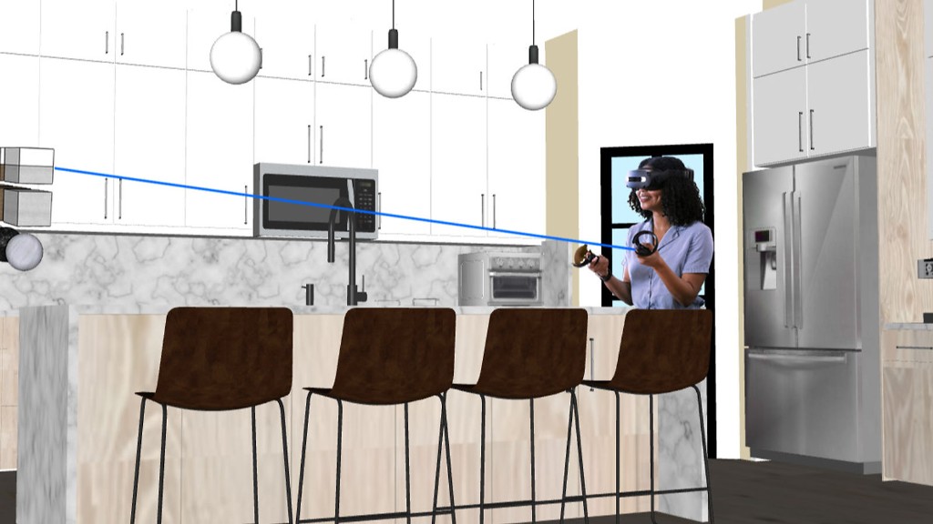 Photorealistic kitchen VR simulation created by VR Builders